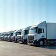 Fleet solution: Clean company vehicles lined up